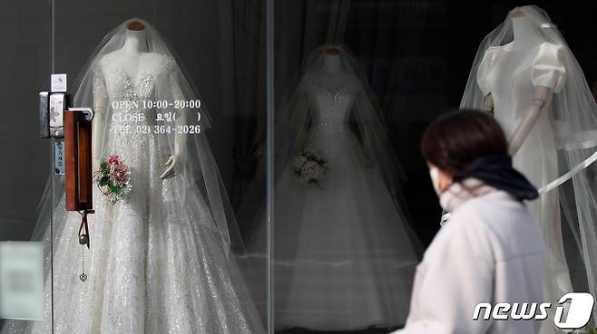 서울 서대문구 아현동 웨딩타운 ⓒ 뉴스1 이승배 기자