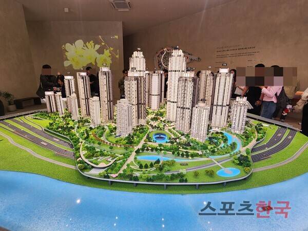 압구정3구역 모형도ⓒ홍여정 기자