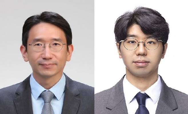 왼쪽부터 김정원 KAIST 기계공학과 교수, 안창민 연구원. KAIST 제공