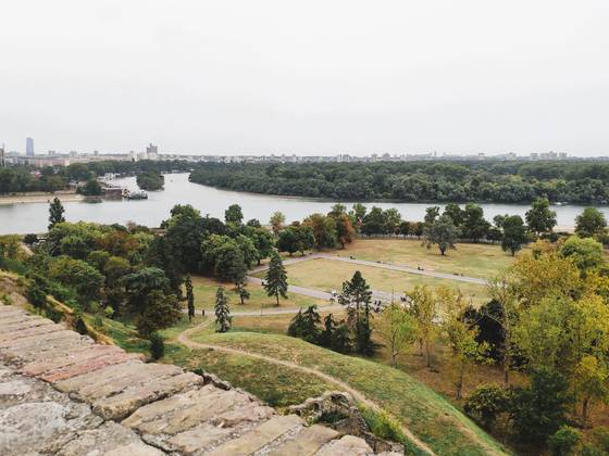 View of Belgrade from Belgrade Fortress [JOEL DOWN]