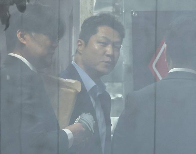 특검 출석하는 최재훈 대전지검 부장검사. 연합뉴스