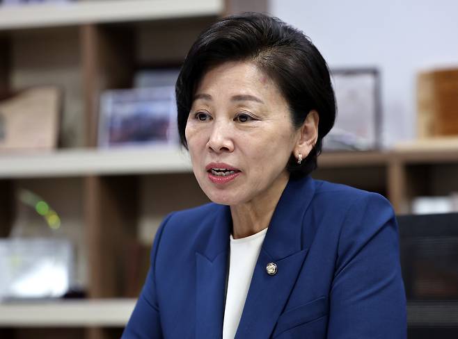 22대 국회 하반기 부의장에 도전한 더불어민주당 남인순 의원이 11일 서울 여의도 국회 의원회관에서 세계일보와 인터뷰하고 있다.&nbsp;허정호 선임기자