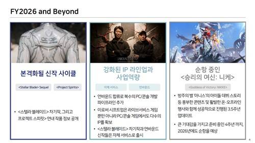 시프트업의 2026년 이후 전망 [시프트업 2026년 1분기 실적발표 자료 중]