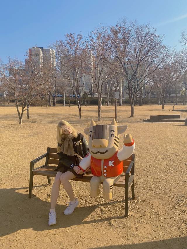 지난 2022년 경북대 국어국문학과 교환학생 시절. 리나씨 본인제공