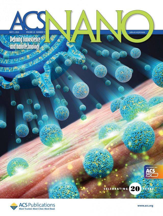 나노 과학 분야 국제 학술지 ACS Nano 5월호 표지 논문으로 선정된 아모레퍼시픽의 차세대 나노 화장품 전달체 기술. 아모레퍼시픽 제공