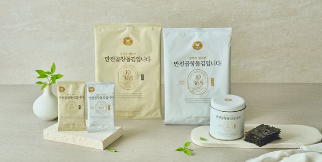종합 김 가공기업 만전식품의 프리미엄 김 만전곱창돌김. [만전식품 홈페이지 캡처]