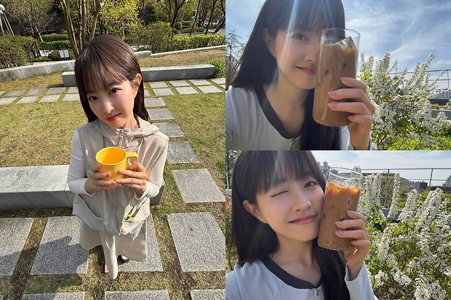 Actress Park Bo-young has once again proven herself to be the entertainment industrys representative bovine head, boasting a face size comparable to that of a paper cup.On the 12th, Park Bo-young shared photos on her social media featuring various props, including glass cups, mugs, and paper cups. In the photos, Park Bo-young exuded a radiant charm against a backdrop of white flowers, creating her signature lovely atmosphere.In particular, a photo taken with a yellow paper cup in her mouth surprised viewers because her face size was not significantly different from that of the cup. Her fresh smile and bubbly image captivated the attention of her fans.Meanwhile, Park Bo-young solidified her position as a trending actress by winning the Best Actress Award in the TV category for her role in the drama Mysterious Seoul at the 62nd Baeksang Arts Awards held on the 8th.