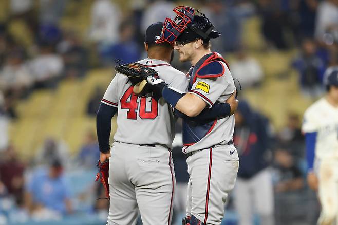 애틀랜타 포수 션 머피가 손가락 골절로 부상자 명단에 올랐다. AP연합뉴스