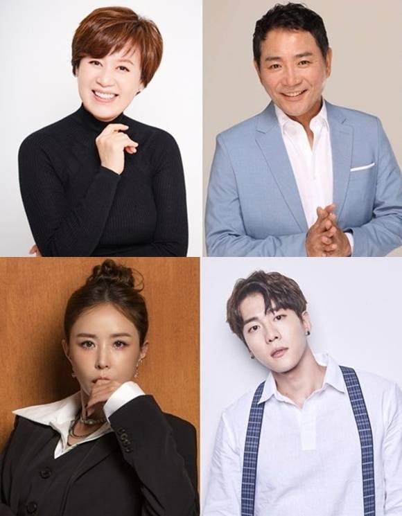 방송인 박미선 이봉원 부부와 가수 문원 신지 부부(왼쪽 위부터 시계방향)가 MBN 새 예능프로그램 '남의 집 귀한 가족'으로 뭉친다. /MBN