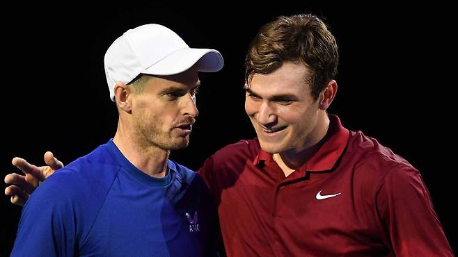 코칭 파트너십을 체결한 앤디 머레이와 잭 드래이퍼(오른쪽). ATP 투어
