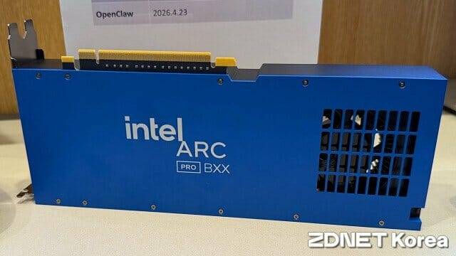 인텔 아크 프로 B70 GPU. (사진=지디넷코리아)