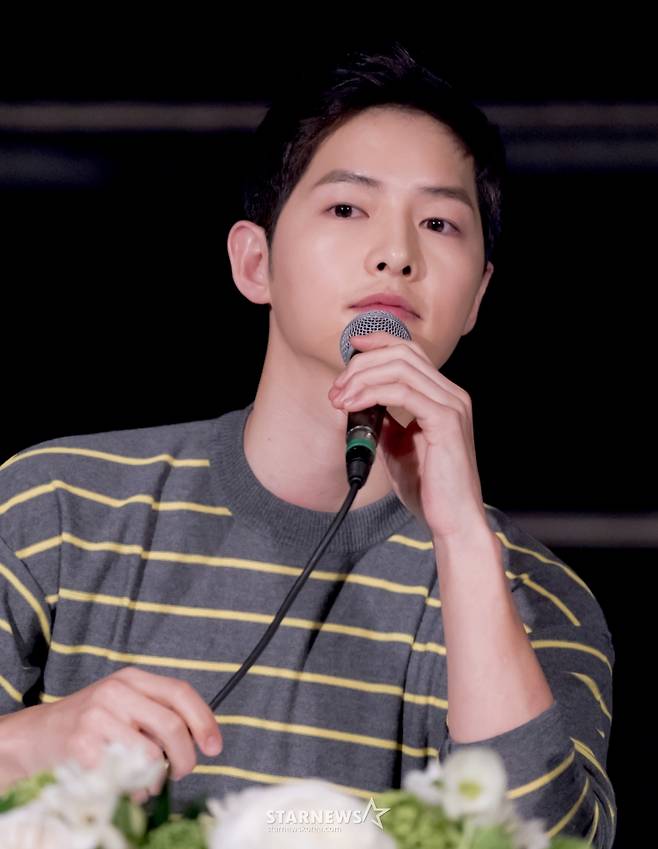 KBS 2TV 수목드라마 '태양의 후예' 당시 송중기