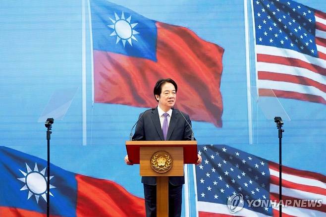 라이칭더 대만 총통 [AP 연합뉴스 자료사진. 재판매 및 DB 금지]