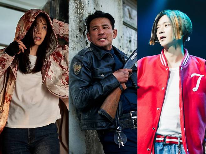영화 '군체'(왼쪽부터), '호프', '와일드 씽'의 한 장면. / 사진제공=쇼박스, 플러스엠 엔터테인먼트, 롯데엔터테인먼트