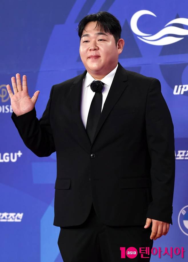 유튜버 문상훈이 취재진 앞에서 포즈를 취하고 있다. / 사진=텐아시아DB