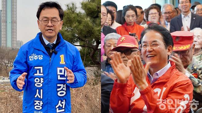 민경선(사진 왼쪽), 이동환 후보. [사진=각 후보 측]