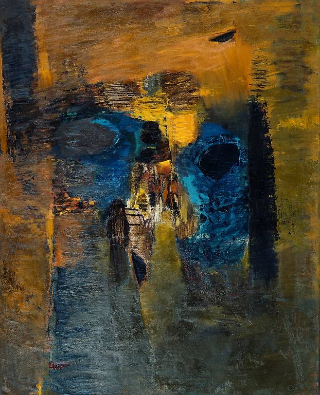 지심 (地心), 1961, 캔버스에 유화 물감, 100 × 81 cm, 국립현대미술관