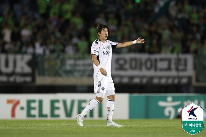 전북 조위제. 사진 | 한국프로축구연맹