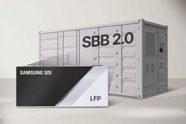 삼성SDI의 LFP ESS 제품 'SBB 2.0'