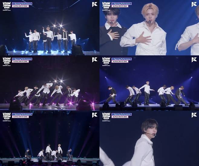 알파드라이브원, 워너원 ‘Beautiful’ 커버로 존재감 각인 (출처: ‘KCON JAPAN 2026’ 무대 캡처)