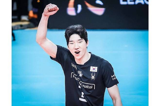 2026 아시아 챔피언스리그 4강에 진출한 현대캐피탈 주장 허수봉. 사진 국제배구연맹