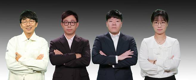 몽백합배 본선 진출자. 왼쪽부터 목진석 원성진 윤준상 최정. 한국기원 제공