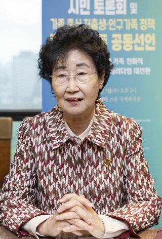 황인자 한국가족단체협의회 상임대표. 조영철 기자