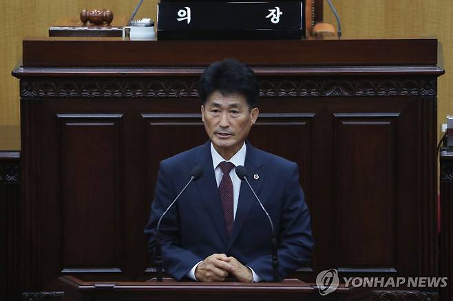 이양섭 신임 충북도의회 의장 [충북도의회 제공. 재판매 및 DB 금지]