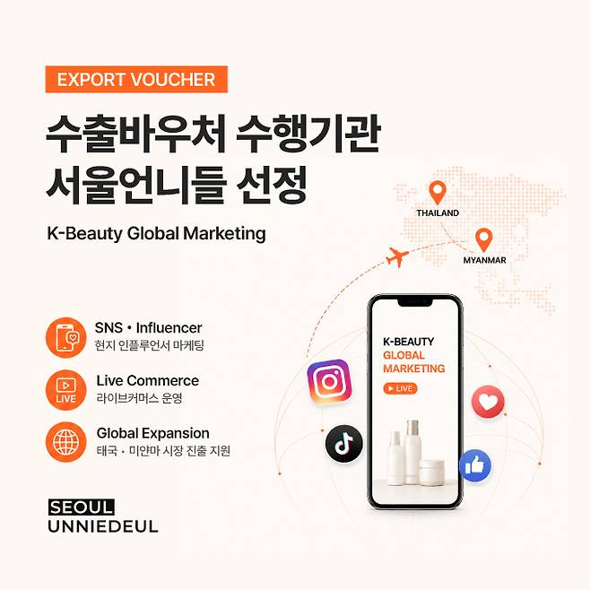 서울언니들, ‘수출바우처 수행기관’ 선정
