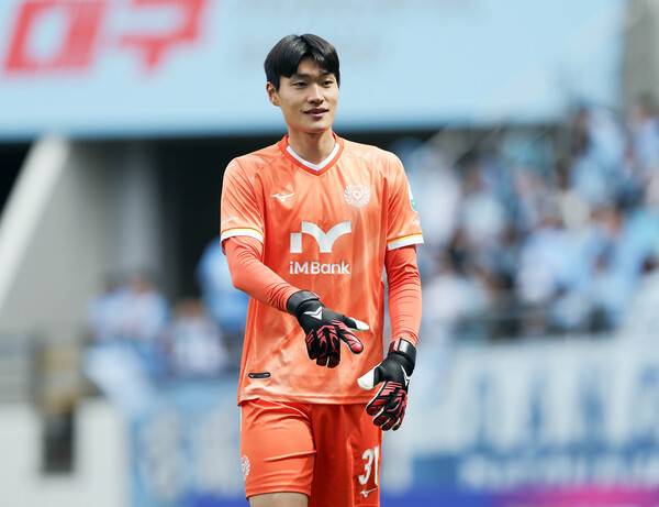 ■플레이어 오브 라운드 : 3경기 연속 무실점 도전하는 '한태희(대구FC)'.(사진제공=한국프로축구연맹)