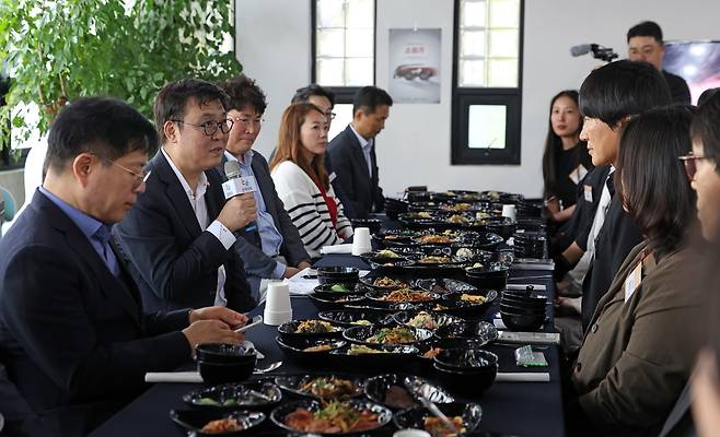 '관광두레 관계자 오찬 간담회'서 발언하는 최휘영 문체부 장관 [문화체육관광부 제공. 재판매 및 DB 금지]