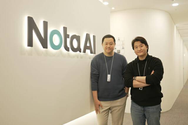 채명수 노타 CEO(왼쪽), 김태호 CTO (사진=지디넷코리아DB)