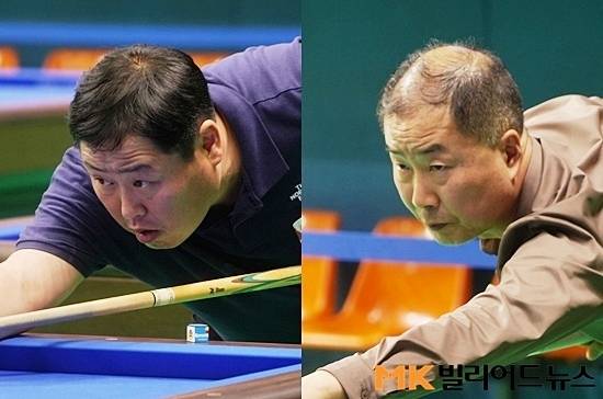 국내랭킹 78위 이동교(왼쪽)는 12위 이범열을 제치고, 정승일을 꺾은 최호타와 4강서 만난다.