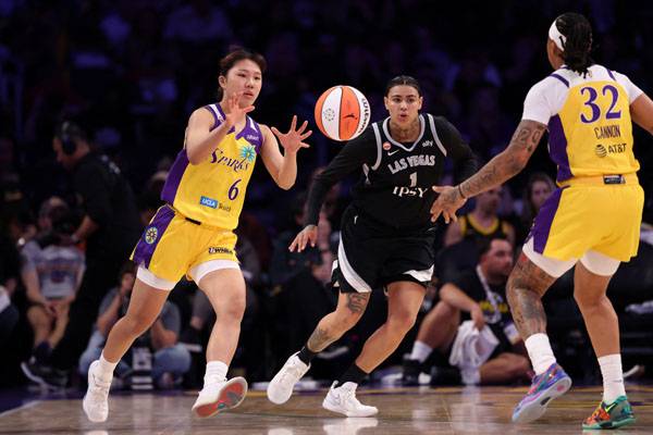 박지현은 WNBA 역사상 세 번째 한국인 선수가 됐다. 사진= Kiyoshi Mio-Imagn Images= 연합뉴스 제공