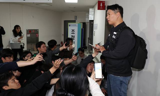 협상 결렬 선언하는 최승호 위원장.뉴시스