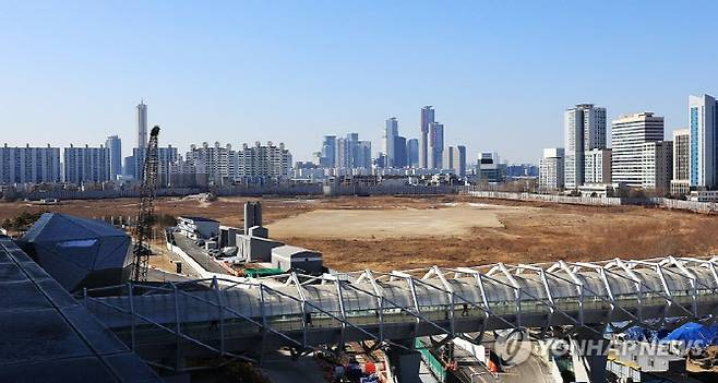 용산국제업무지구 부지. [연합]