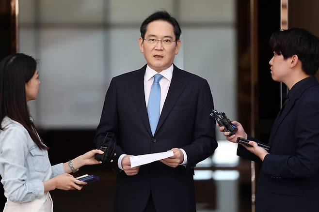 이재용 "내부 문제로 심려…국민께 머리 숙여 사죄" [연합뉴스 자료]