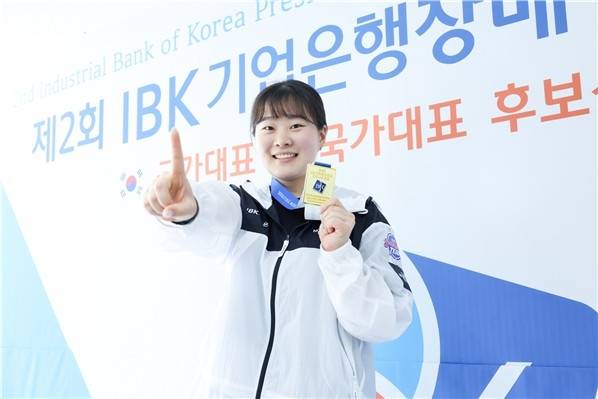 여자 50ｍ 소총 3자세 결선 한국 신기록을 수립한 김지은 [대한사격연맹 제공. 재판매 및 DB 금지]