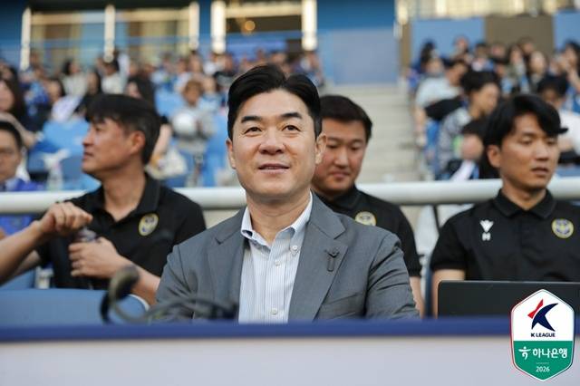 윤정환 인천유나이티드 감독. /사진=한국프로축구연맹 제공