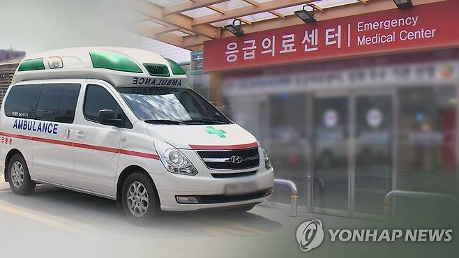 응급실·구급차 (CG) [연합뉴스TV 제공]