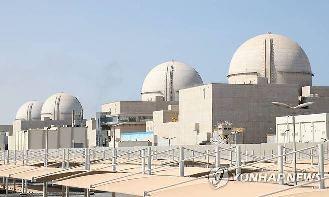 UAE 바라카 원자력 발전소 전경 [연합뉴스 자료사진]