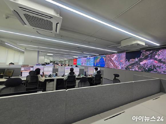 소노트리티항공 상황통제실. [사진=박은경 기자]