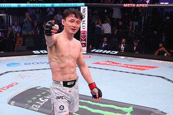 최두호가 TKO승을 거뒀다. 사진= UFC 제공