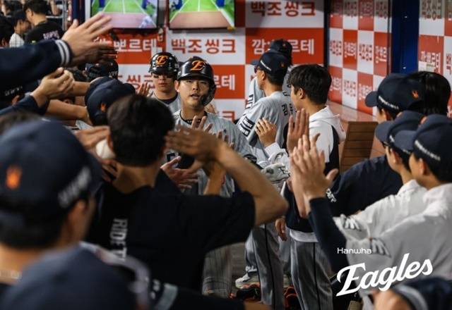 한화의 주전 안방 마님을 노리는 허인서. 사진=한화 제공