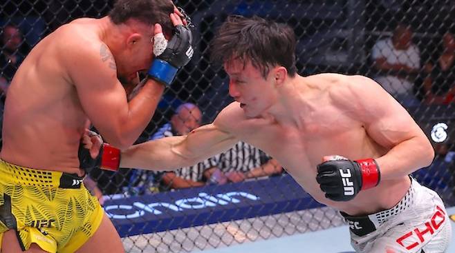 최두호의 보디샷. UFC 제공