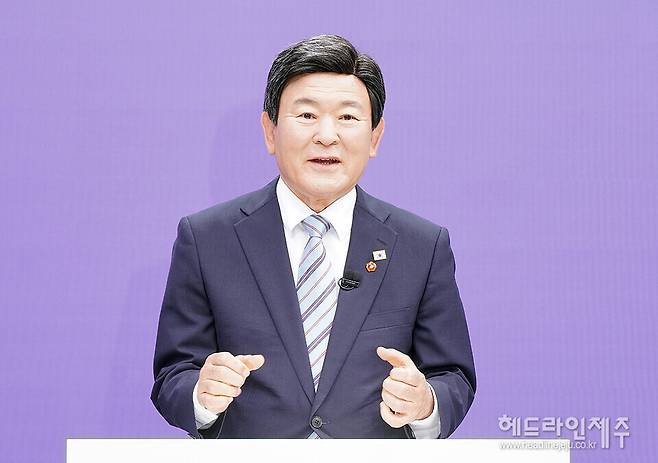 김광수 후보 ⓒ헤드라인제주