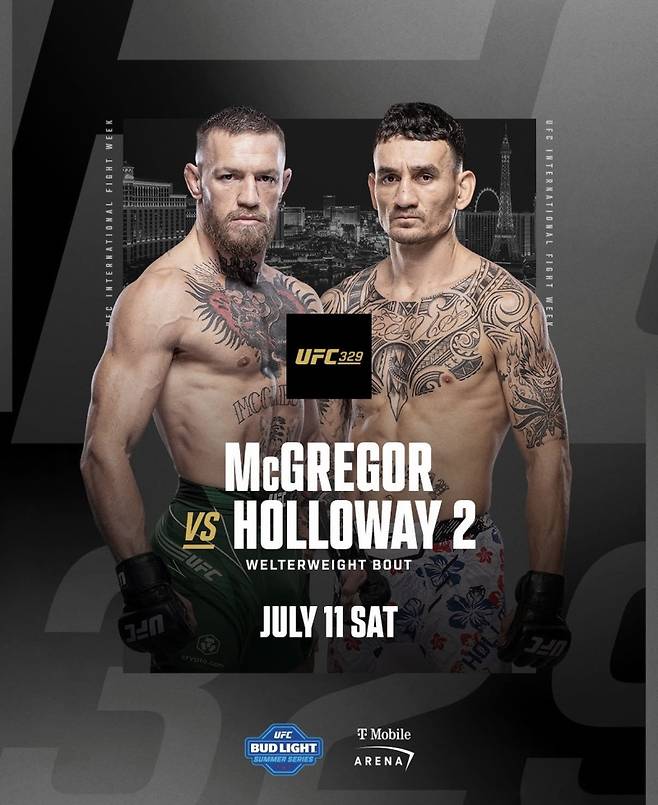 코너 맥그리거가 5년 만의 UFC 복귀전에서 맥스 할로웨이와 맞붙는다. 사진=UFC