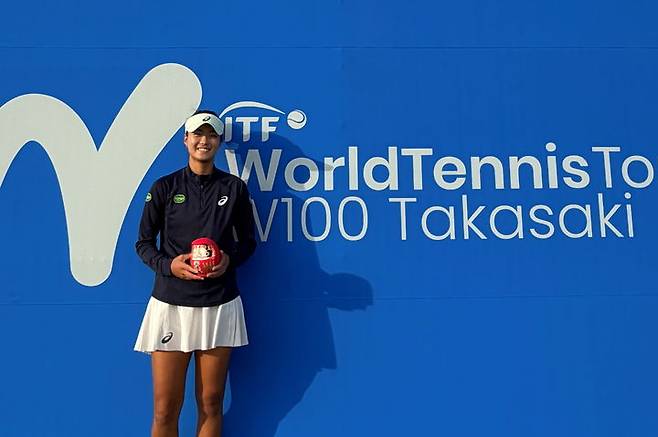 [서울=뉴시스] 국제테니스연맹(ITF) 다카사키 인터내셔널오픈 단식에서 준우승한 구연우. (사진 = 프레인스포츠 제공) *재판매 및 DB 금지