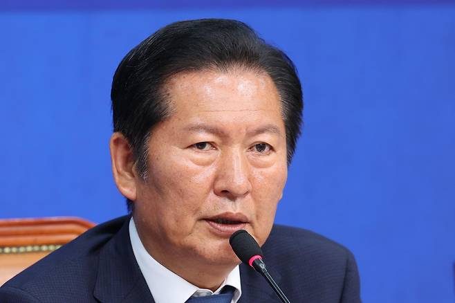 정청래 더불어민주당 대표 ⓒ 뉴스1