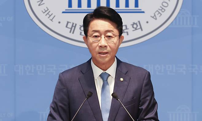 22대 후반기 국회의장으로 사실상 내정된 더불어민주당 조정식 의원. 뉴시스